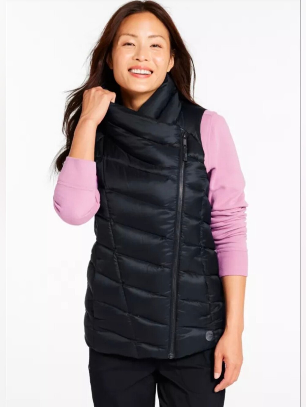 L.L. Bean Boundless Down Puffer Vest | Black | Size Large - Reg | ID 516075